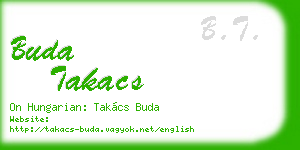 buda takacs business card
